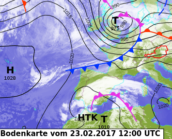 Image d'illustration pour La tempête Doris aspire la douceur à l'Est