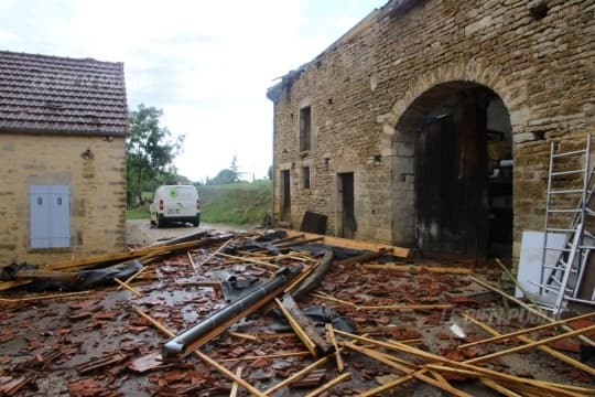 Image d'illustration pour Orages meurtriers et tornades : bilan du passage de l'ex tempête Henri