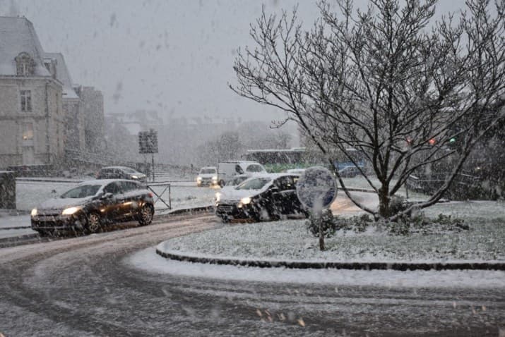 Image d'illustration pour Neige et vent au passage de la tempête Gabriel