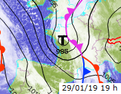 Image d'illustration pour Neige et vent au passage de la tempête Gabriel