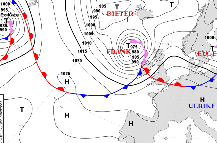 Image d'illustration pour Tempête Abigail en Ecosse - Ex-Kate en approche - Vers des coups de vent 