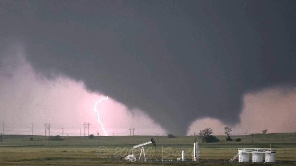 Image d'illustration pour Reclassement de la tornade d'El Reno en EF3
