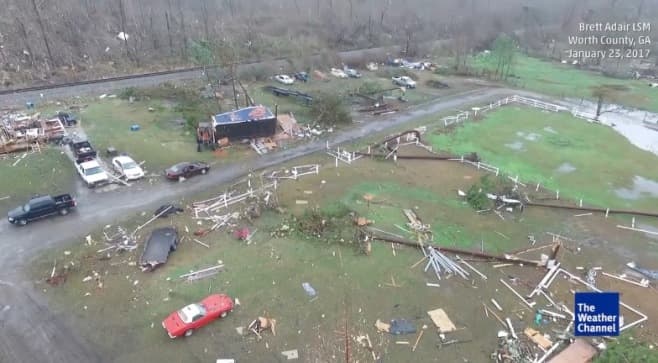 Image d'illustration pour Outbreak de tornades aux Etats-Unis après une année calme