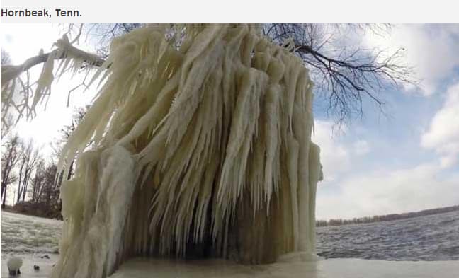 Image d'illustration pour Bilan de la vague de froid et de neige en Amérique du Nord