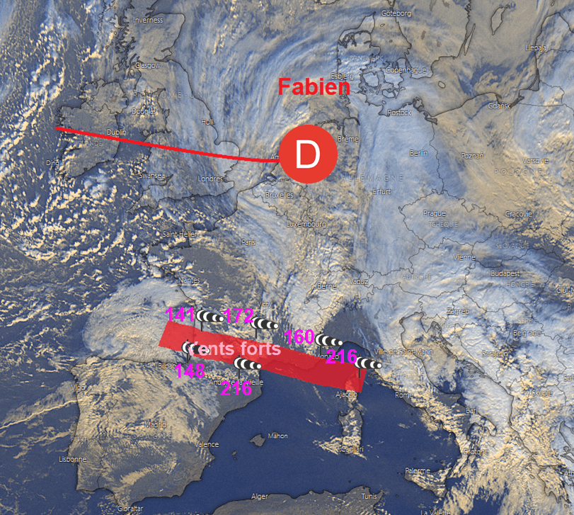 Image d'illustration pour Jorge : Nouvelle vigilance tempête sur la moitié Nord