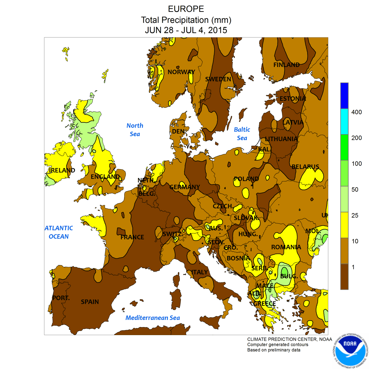 Image d'illustration pour Peu de pluie et canicule sur l'Europe