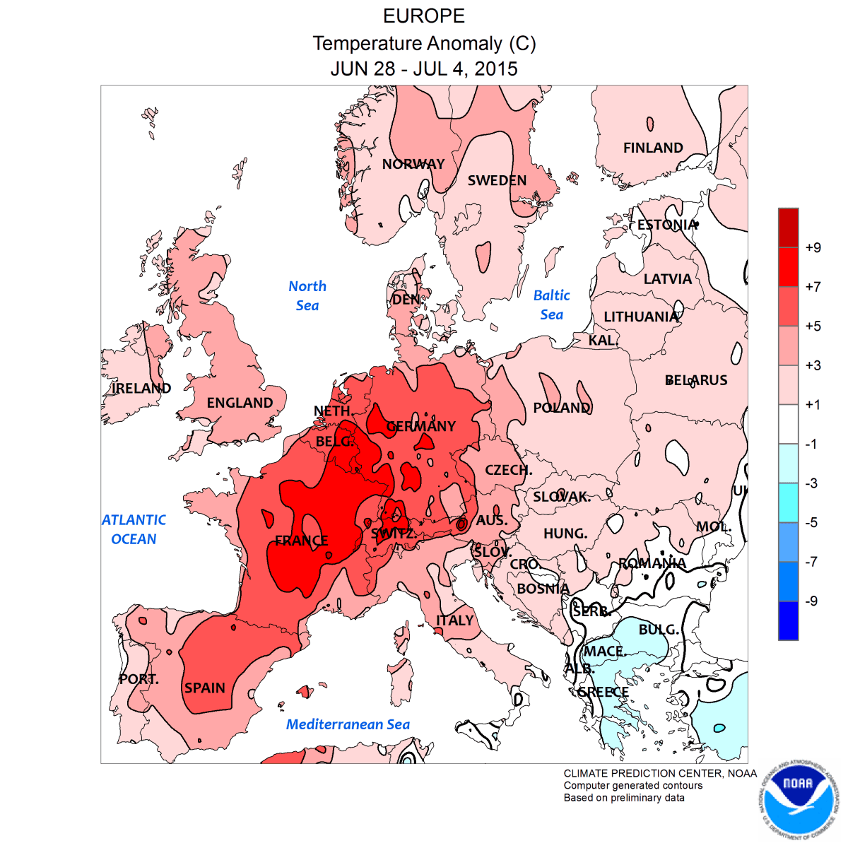 Image d'illustration pour Peu de pluie et canicule sur l'Europe