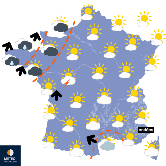 Météo : retour des averses pour cette semaine