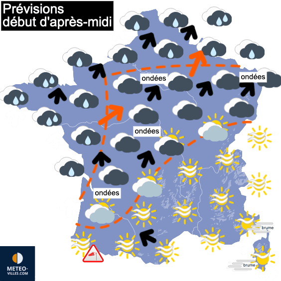 Pluies abondantes en vue dans le Sud-est