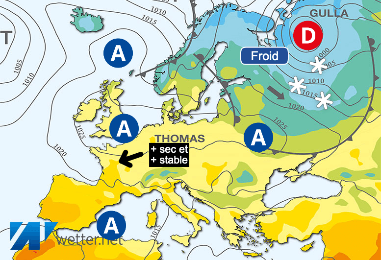 Carte de prévisions d'europe du Jeudi 9 mai 2024