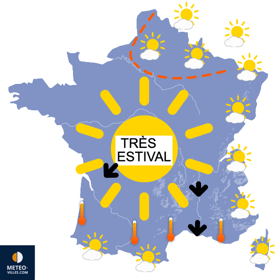 Vague de chaleur moins remarquable que la précédente ?