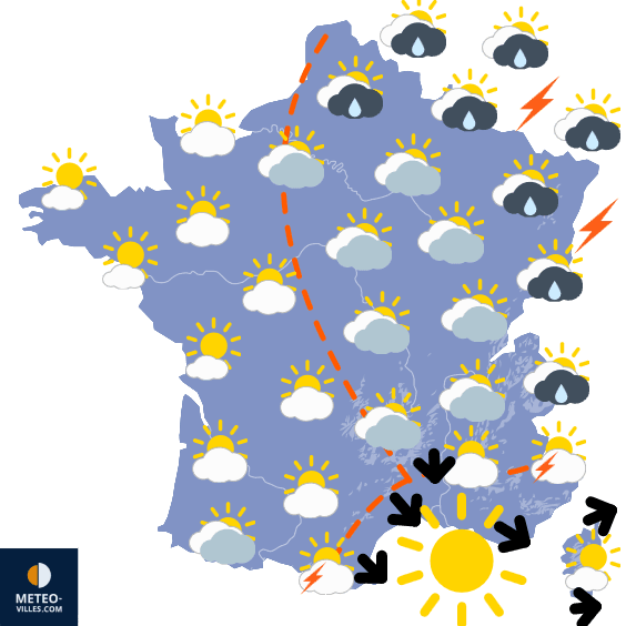 Retour des fortes chaleurs au sud de la Loire dés lundi