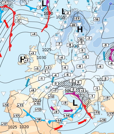Image d'illustration pour Bilan de l'épisode de froid et de neige fin 2014 et début 2015